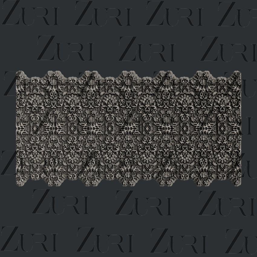 Floral Lace Texture Sheet silicone mold by Zuri