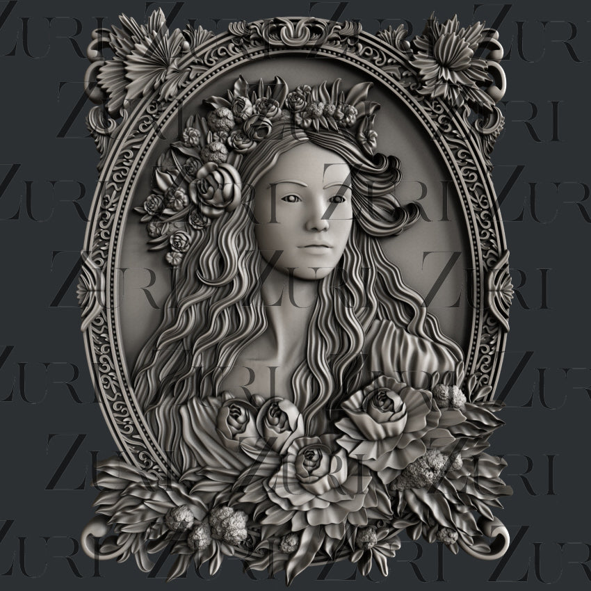 Garden Muse silicone mold by Zuri Designs