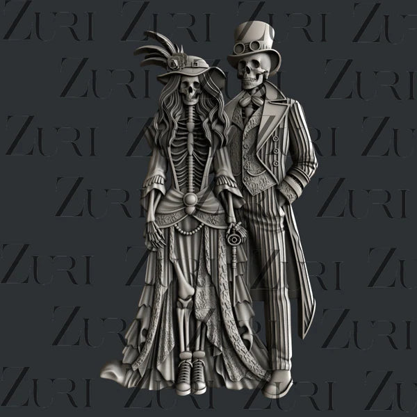 Halloween Lovers Silicone Mold by Zuri Designs