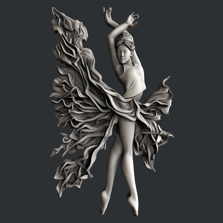 Fire Dancer silicone mold by Zuri