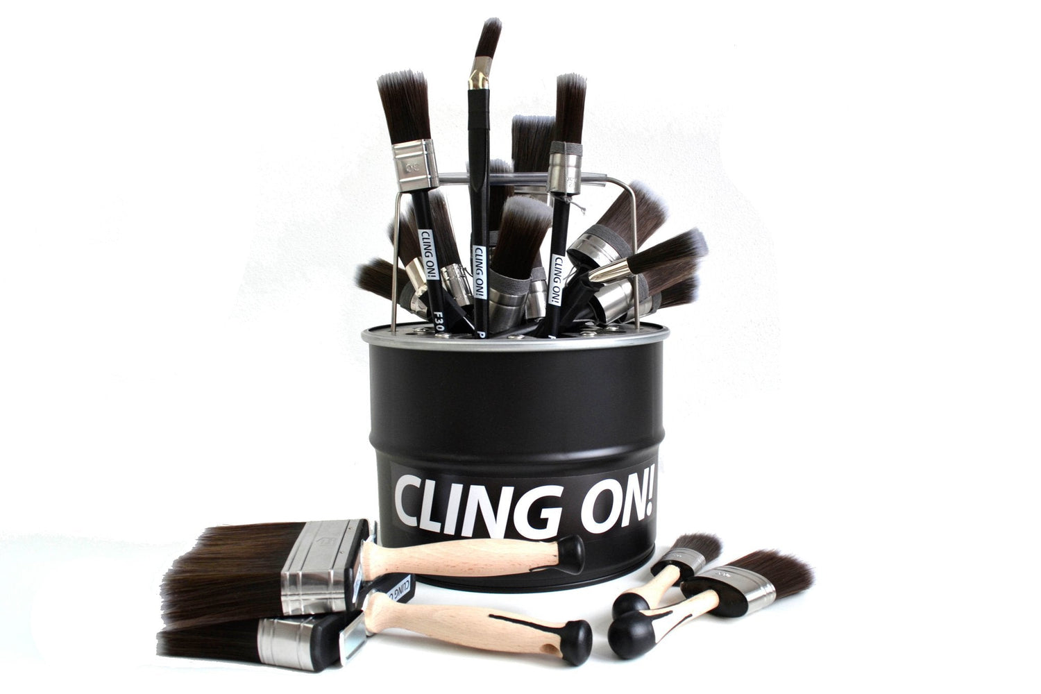 Cling On Brushes grouped together in a pile