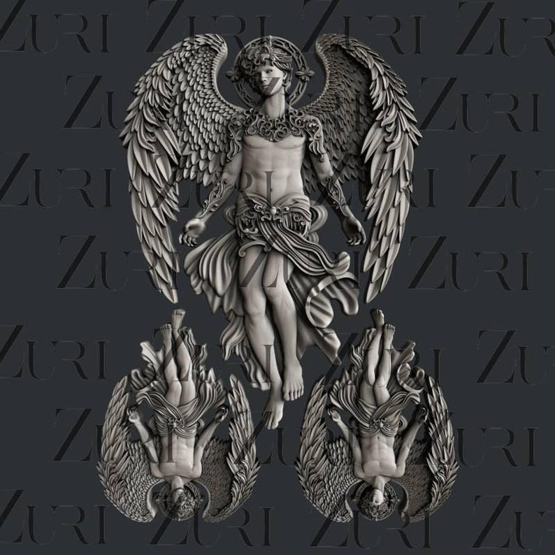 Celestial Guardian Silicone Mould by Zuri Designs
