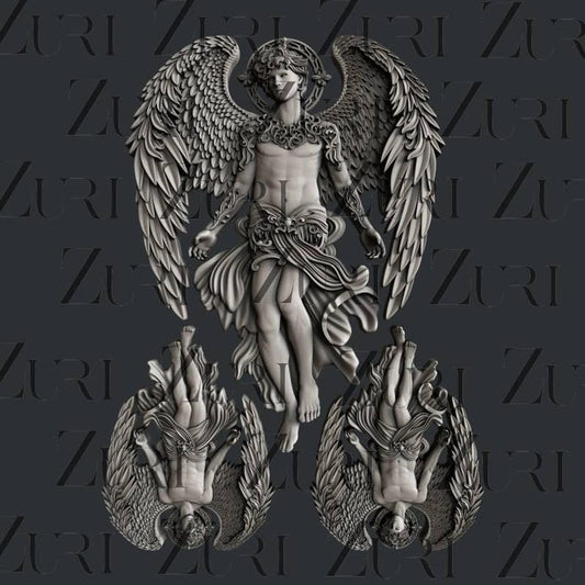 Celestial Guardian Silicone Mould by Zuri Designs