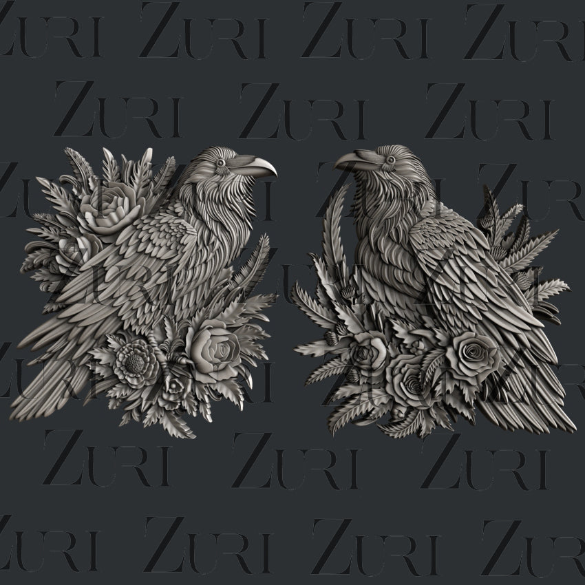 Raven Garden Silicone Mold by Zuri Designs