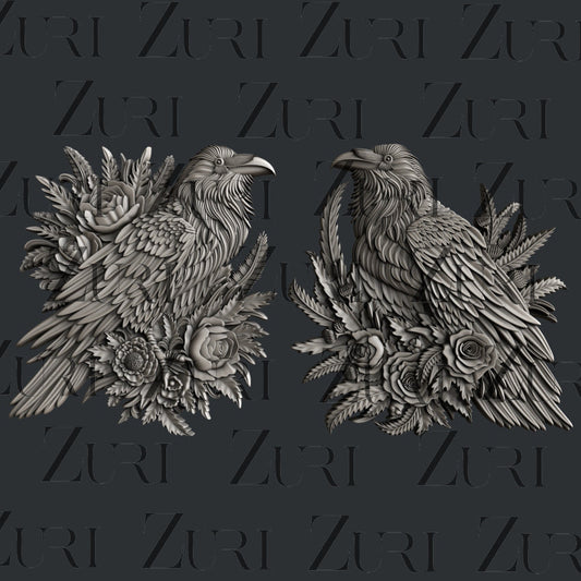Raven Garden Silicone Mold by Zuri Designs