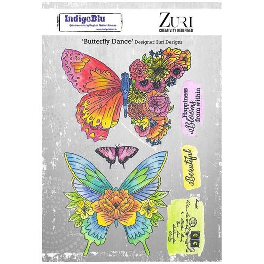 Butterfly Dance Stamp by Zuri Designs