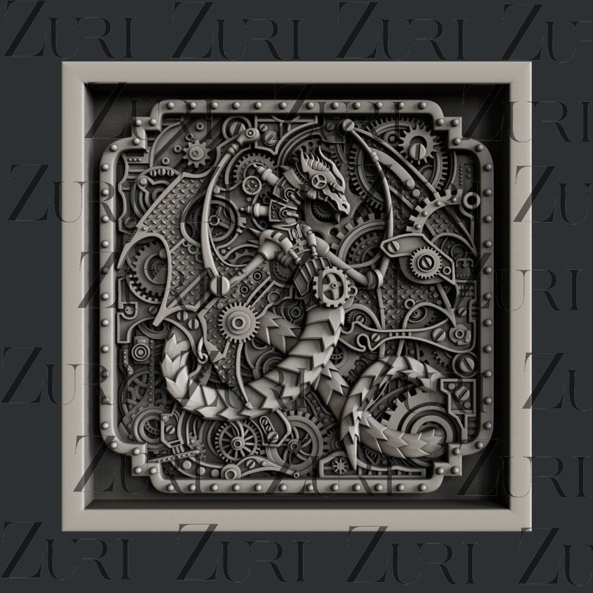 Steampunk Coaster silicone mold by Zuri Designs