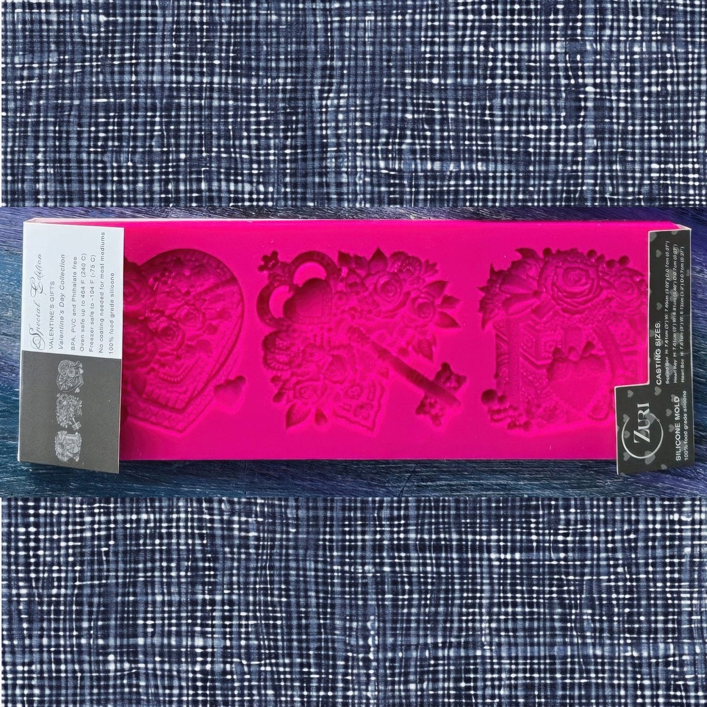 Valentines Gifts silicone mold by Zuri Designs