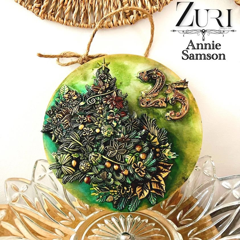 Christmas Tree silicone mold by Zuri Designs