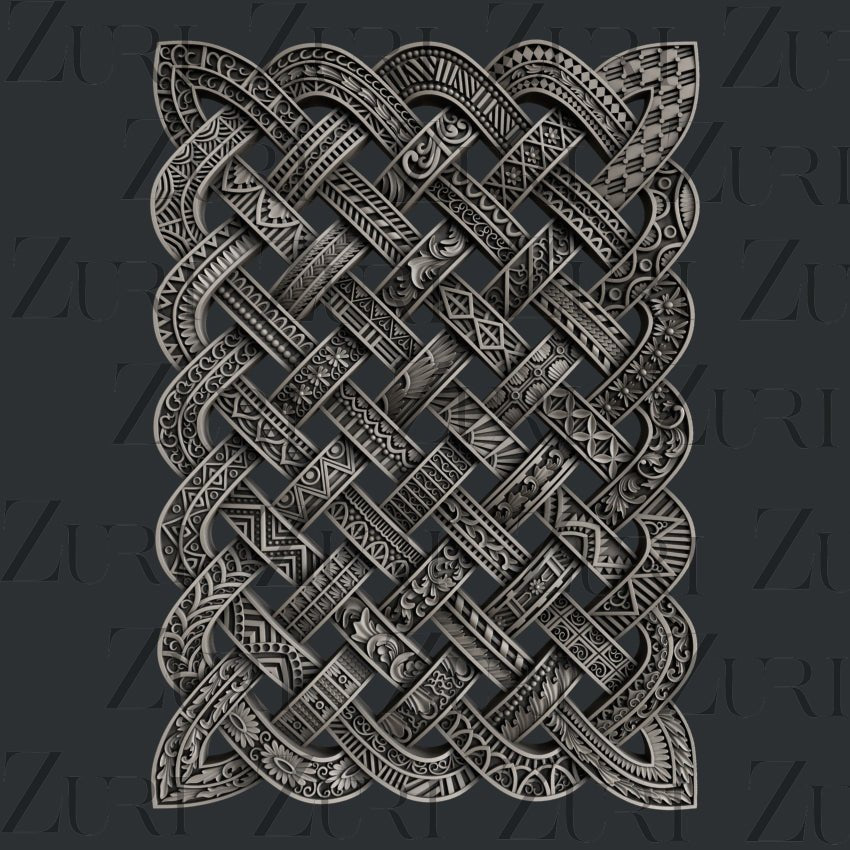 Celtic Patten silicone mold by Zuri
