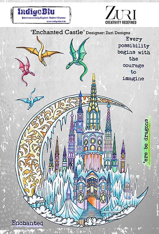 Enchanted Castle Stamp by Zuri Designs