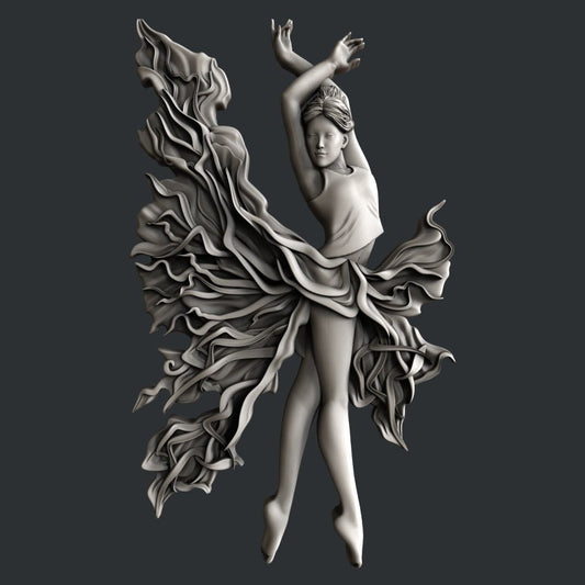 Fire Dancer silicone mold by Zuri