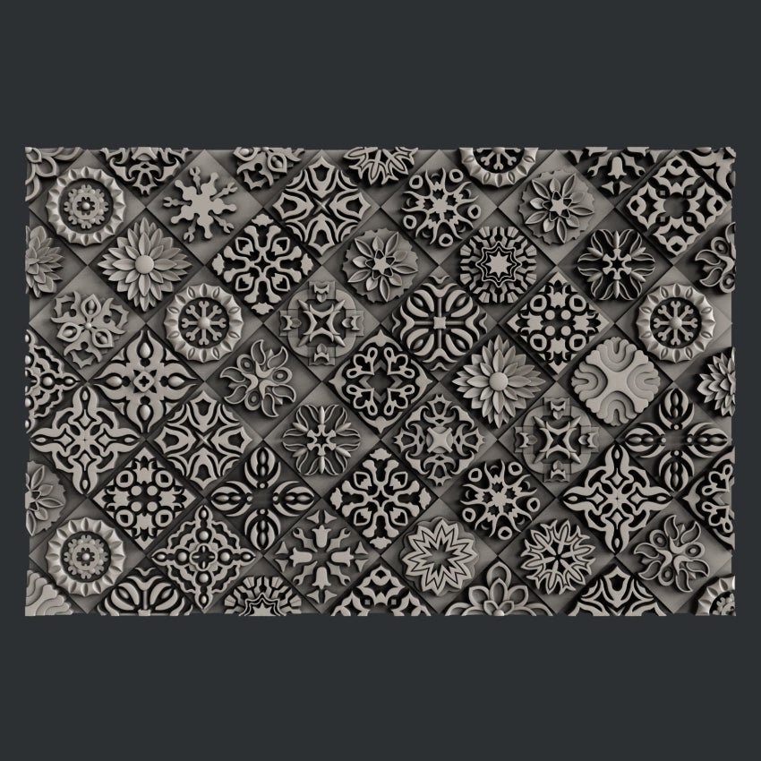 Moroccan Motif silicone mold by Zuri