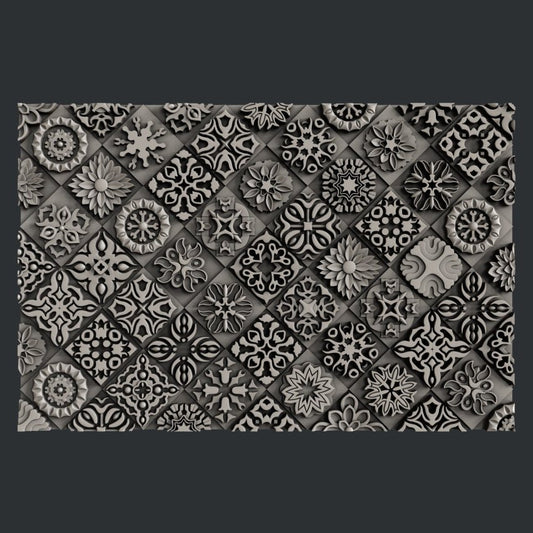 Moroccan Motif silicone mold by Zuri