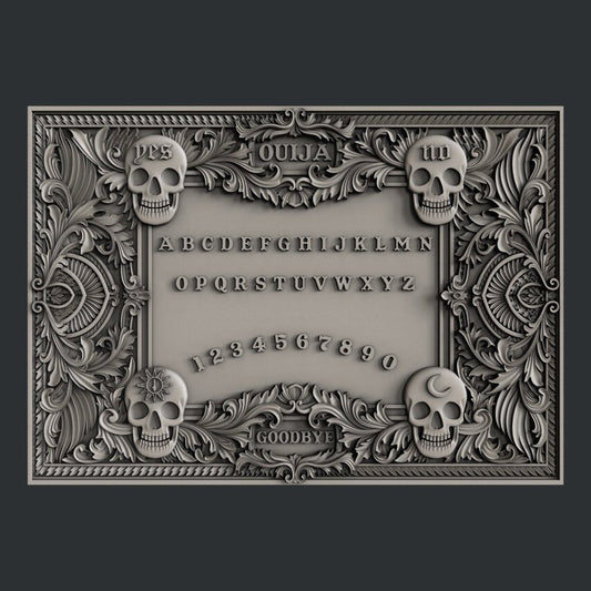 Ouija Board silicone mold by Zuri