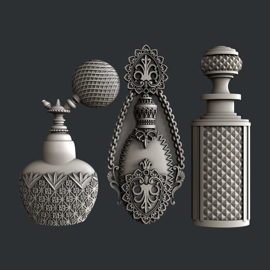 Perfume Bottles silicone mold by Zuri